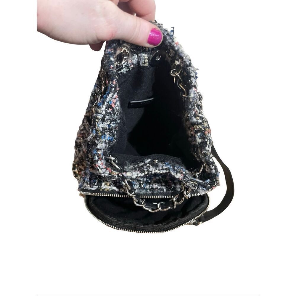 Zara Tweed Mini Rucksak Bag - Picture 8 of 9